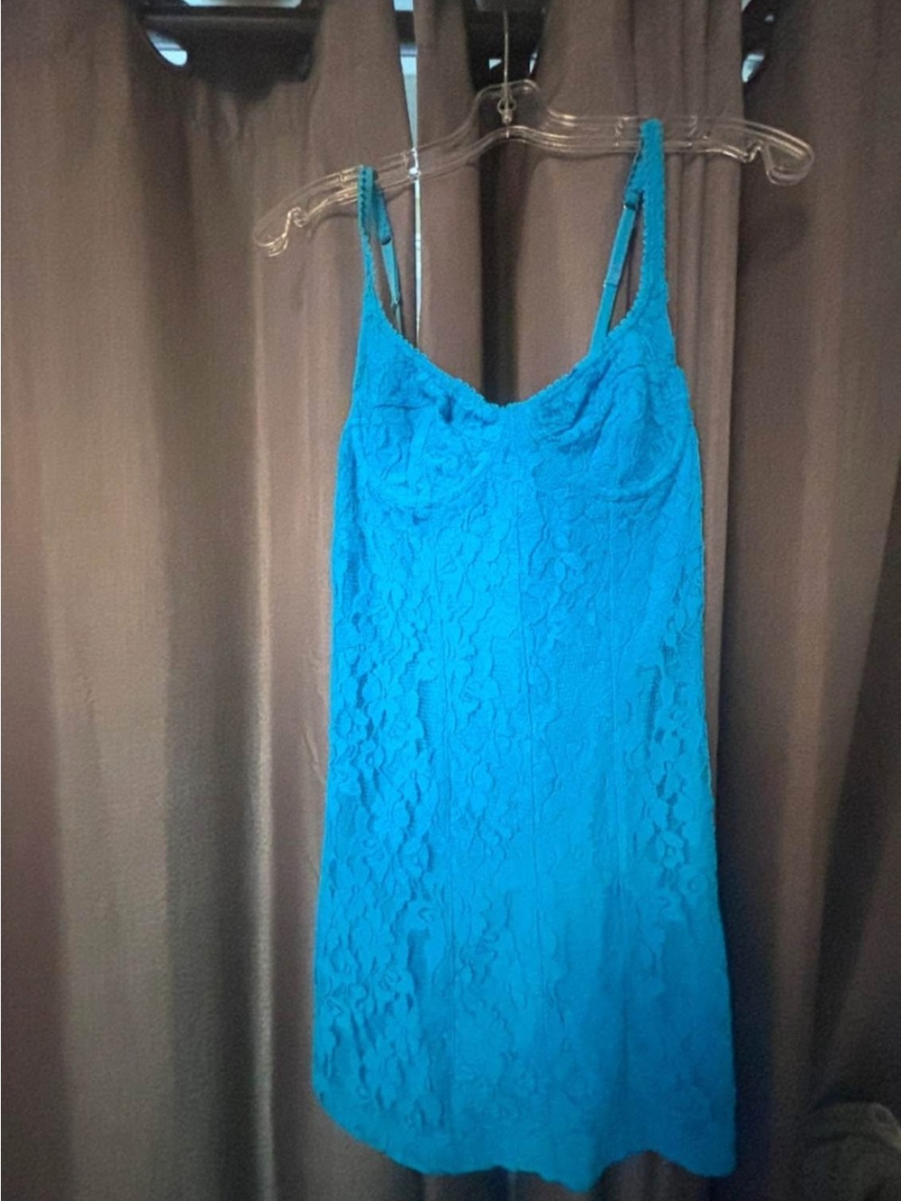 Urban Outfitters Teal Slip Dress